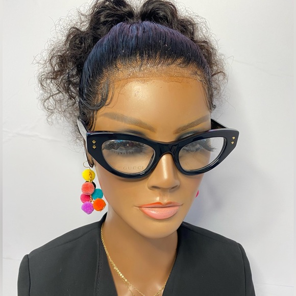 New - GUCCI GG1083O 001 Sexy 
cat eye Gucci optical comes in a shiny black fra… - Picture 7 of 14